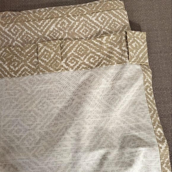 THRESHOLD by Target Aztec Printed Drapes Curtians 56"x84" - Picture 1 of 2
